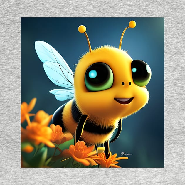 Happy Bee by J7Simpson